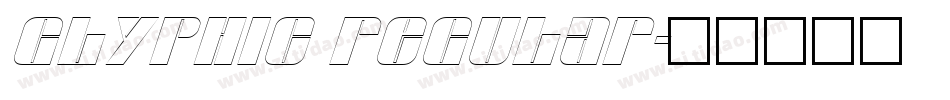 Glyphic Regular字体转换